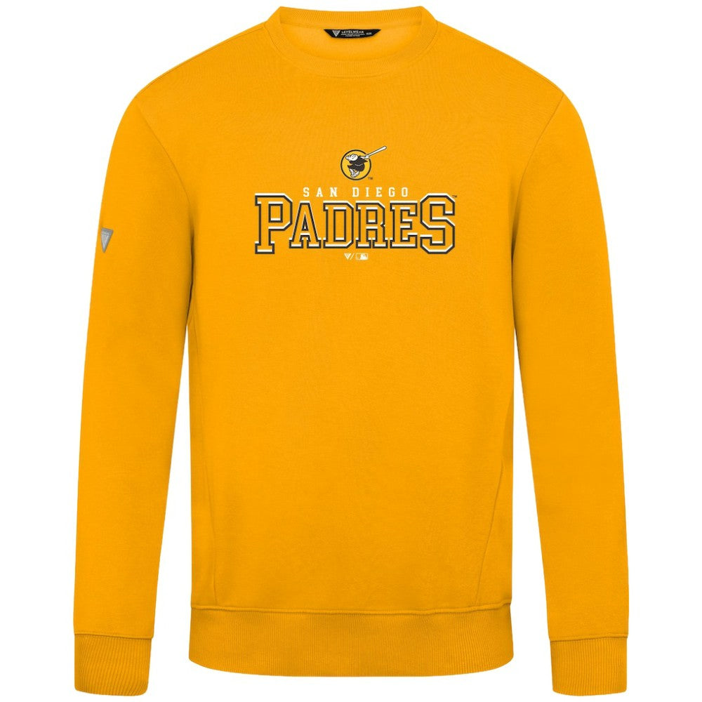 San Diego Padres Levelwear Zane Journey Sweatshirt Gold