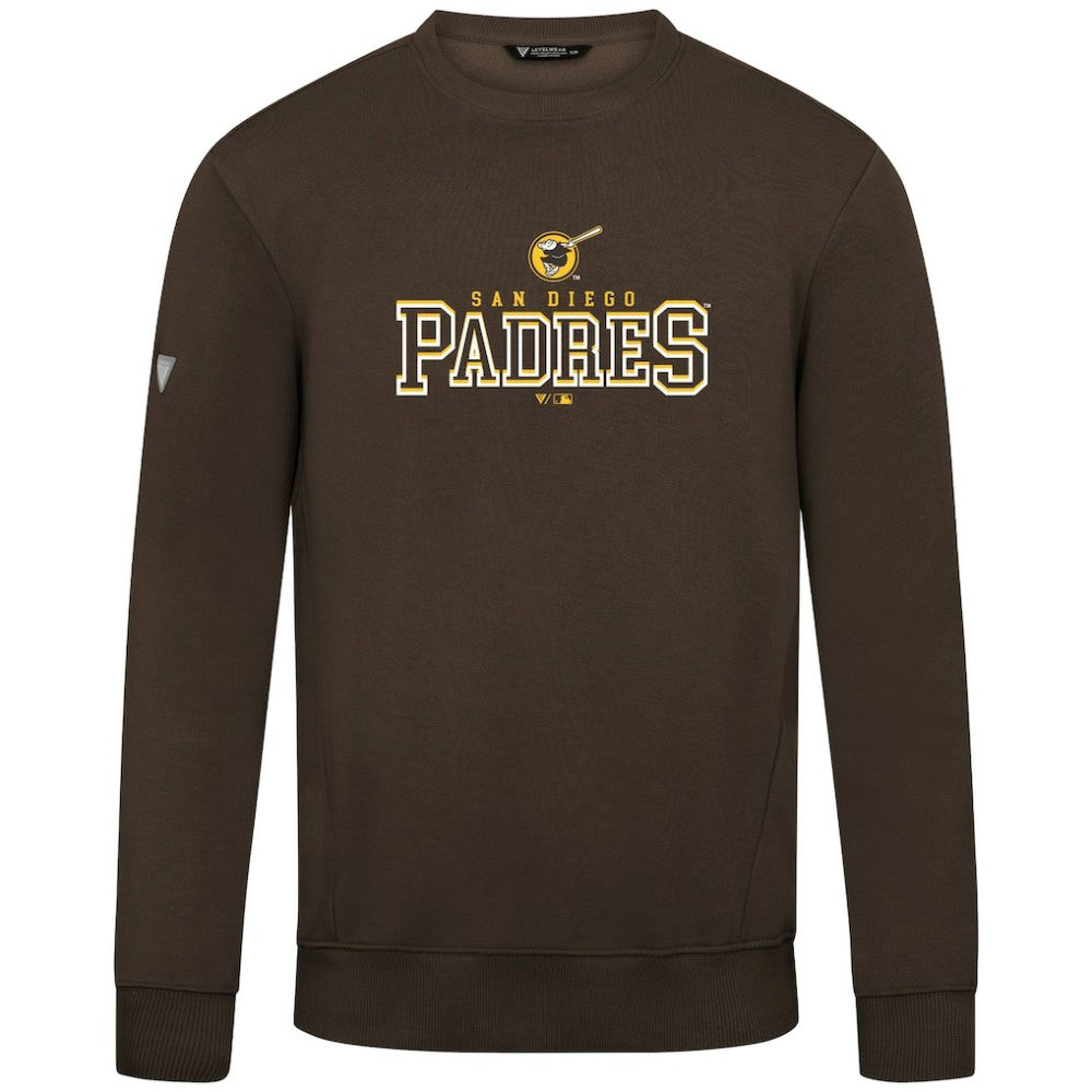 San Diego Padres Levelwear Zane Journey Sweatshirt Brown