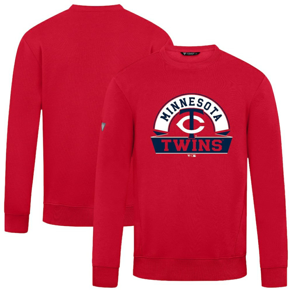 Minnesota Twins Levelwear Zane Banner Arch Sweatshirt Red