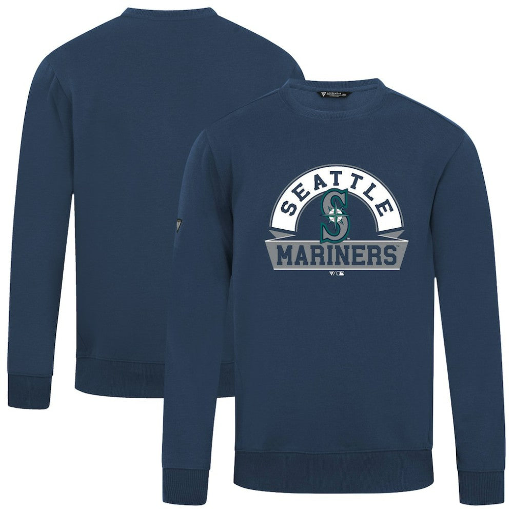 Seattle Mariners Levelwear Zane Banner Arch Sweatshirt Navy