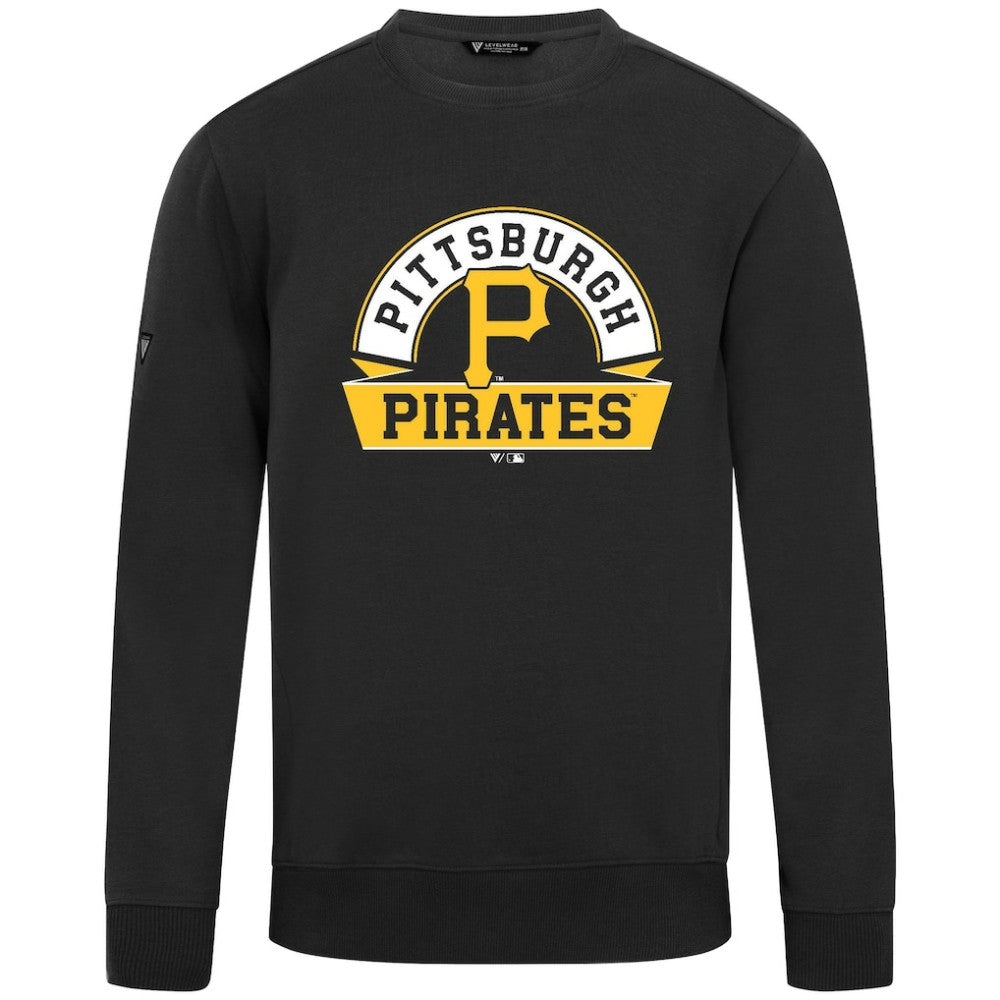 Pittsburgh Pirates Levelwear Zane Banner Arch Sweatshirt Black