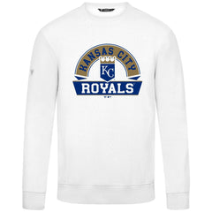 Kansas City Royals Levelwear Zane Banner Arch Sweatshirt White