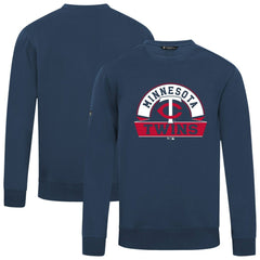 Minnesota Twins Levelwear Zane Banner Arch Sweatshirt Navy