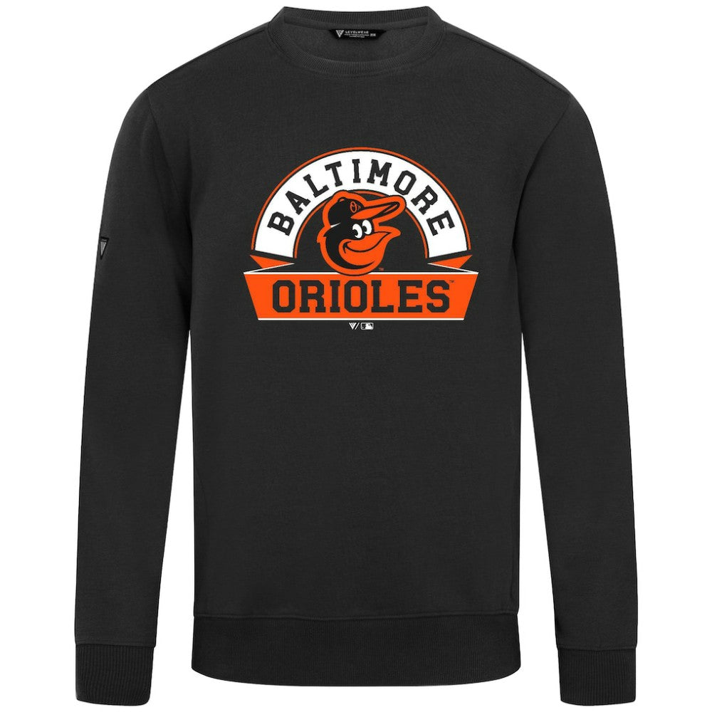 Baltimore Orioles Levelwear Zane Banner Arch Sweatshirt Black