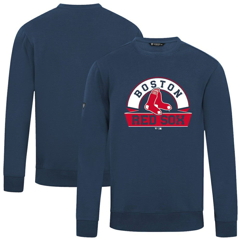 Boston Red Sox Levelwear Zane Banner Arch Sweatshirt Navy