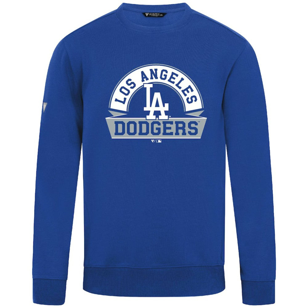 Los Angeles Dodgers Levelwear Zane Banner Arch Sweatshirt Royal