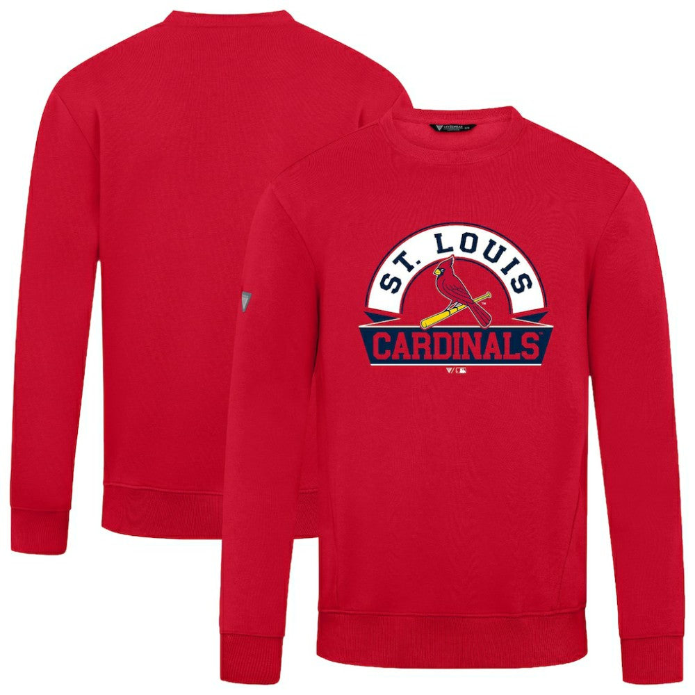 St. Louis Cardinals Levelwear Zane Banner Arch Sweatshirt Red