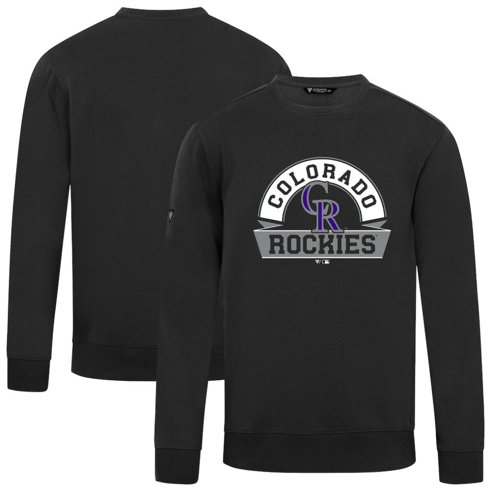 Colorado Rockies Levelwear Zane Banner Arch Sweatshirt Black