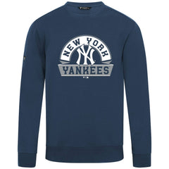 New York Yankees Levelwear Zane Banner Arch Sweatshirt Navy