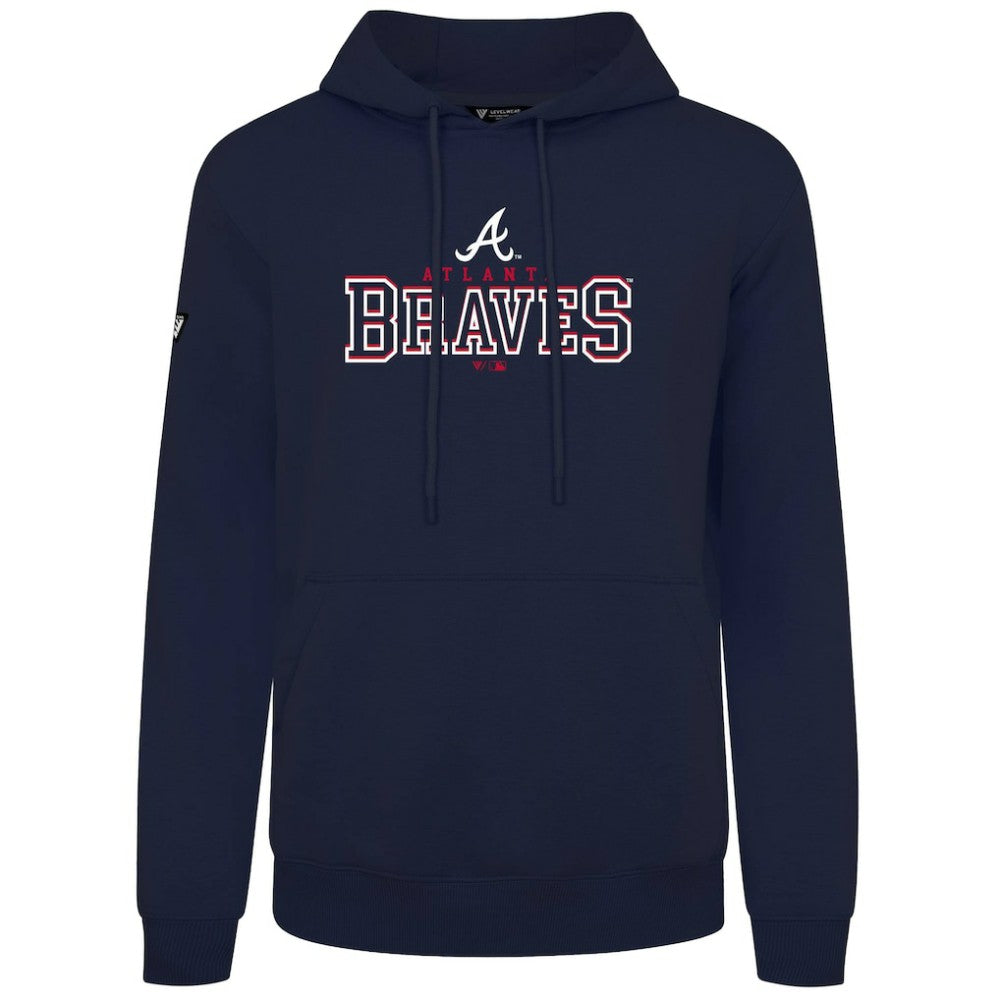 Atlanta Braves Levelwear Podium Journey Hoodie Navy