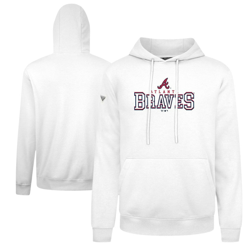 Atlanta Braves Levelwear Podium Journey Hoodie White