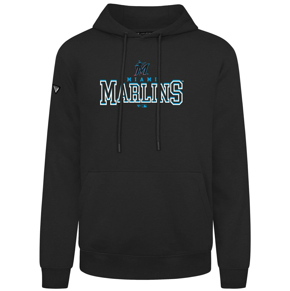 Miami Marlins Levelwear Podium Journey Hoodie Black