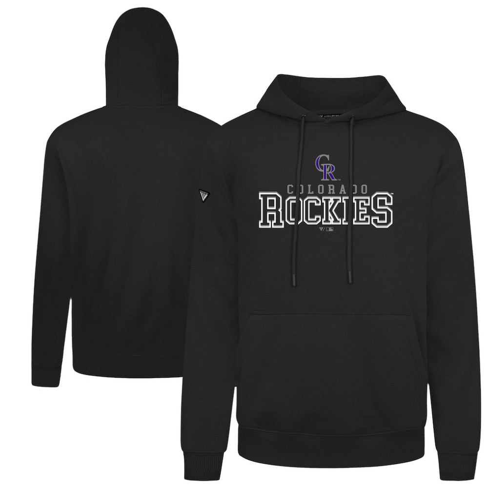 Colorado Rockies Levelwear Podium Journey Hoodie Black