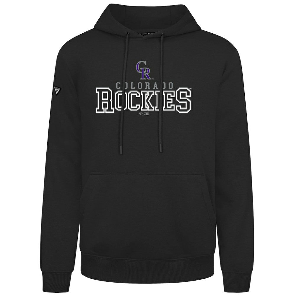 Colorado Rockies Levelwear Podium Journey Hoodie Black