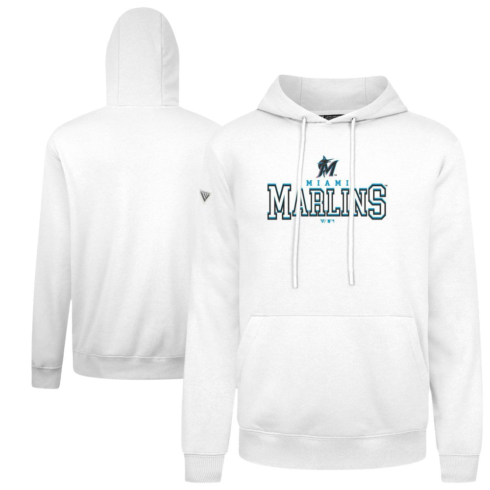 Miami Marlins Levelwear Podium Journey Hoodie White
