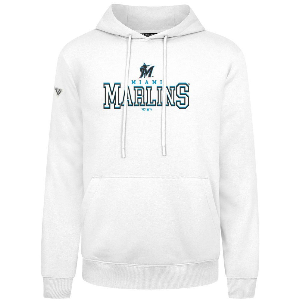 Miami Marlins Levelwear Podium Journey Hoodie White