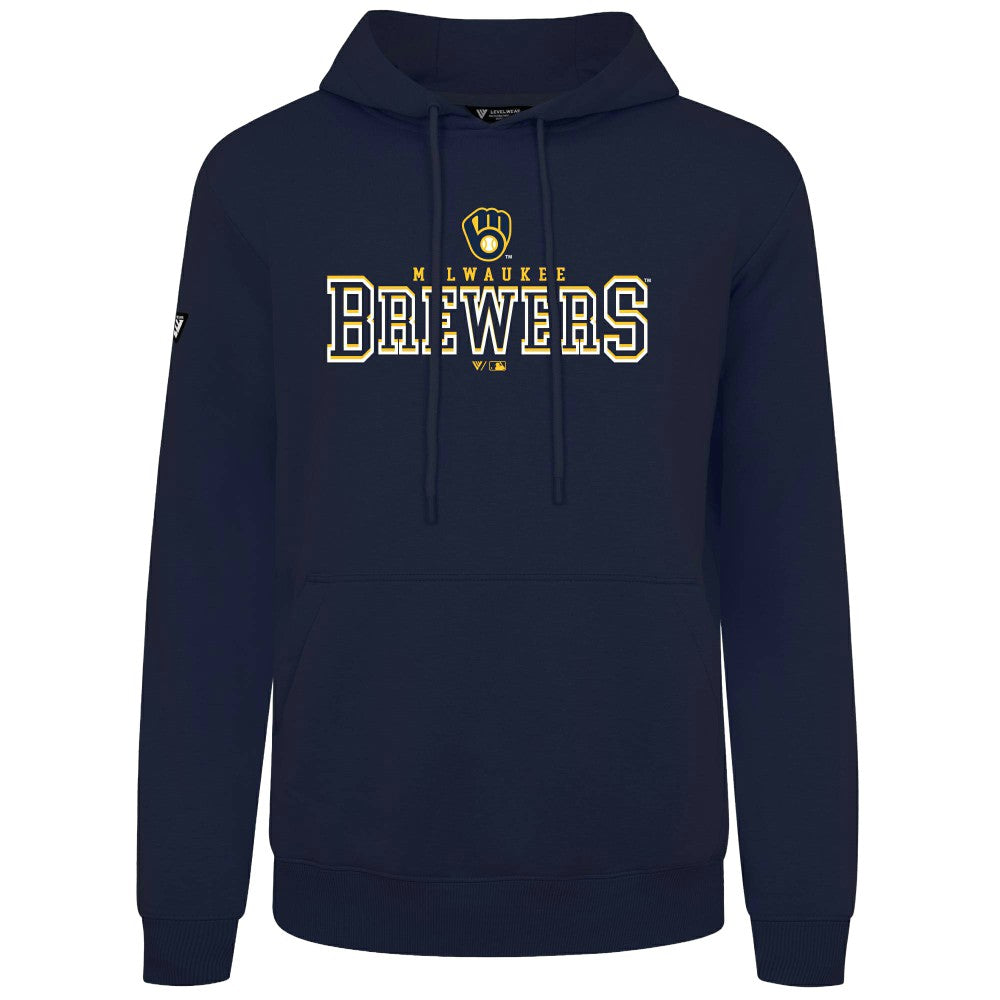 Milwaukee Brewers Levelwear Podium Journey Hoodie Navy
