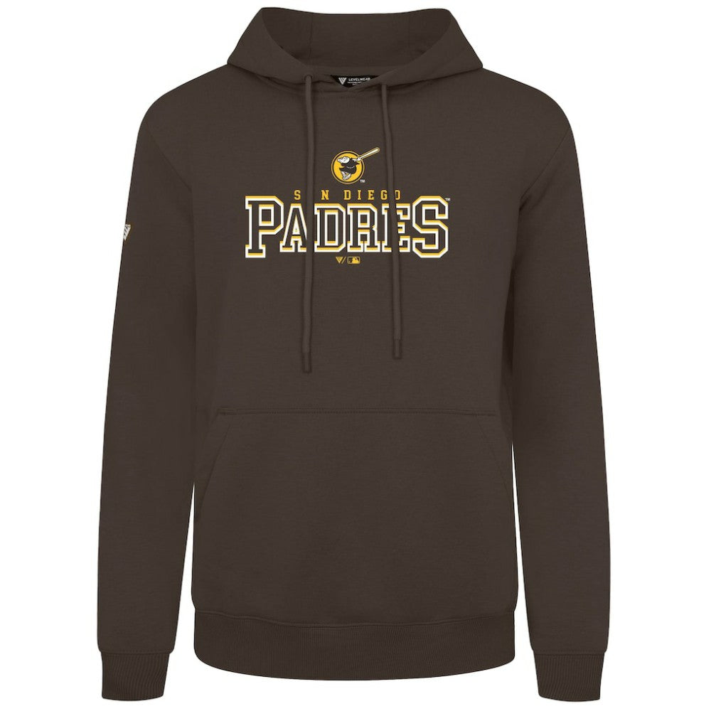 San Diego Padres Levelwear Podium Journey Hoodie Brown
