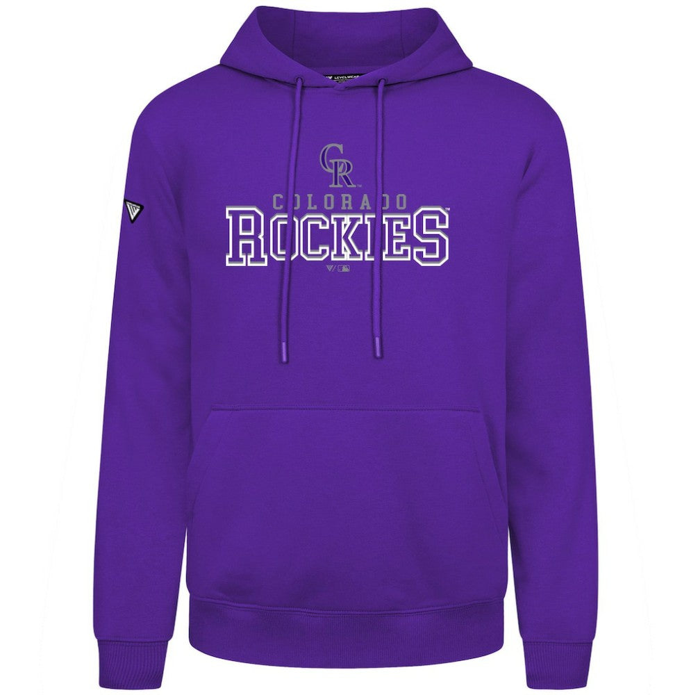 Colorado Rockies Levelwear Podium Journey Hoodie Purple