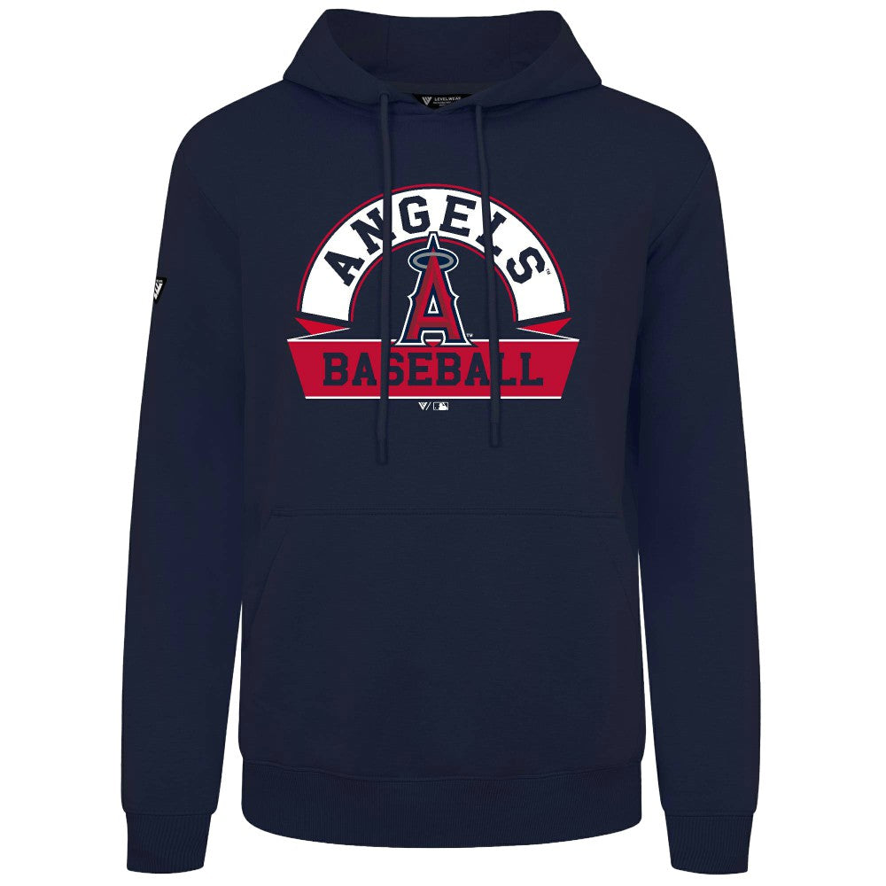 Los Angeles Angels Levelwear Podium Banner Arch Hoodie Navy
