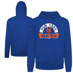 New York Mets Levelwear Podium Banner Arch Hoodie Royal