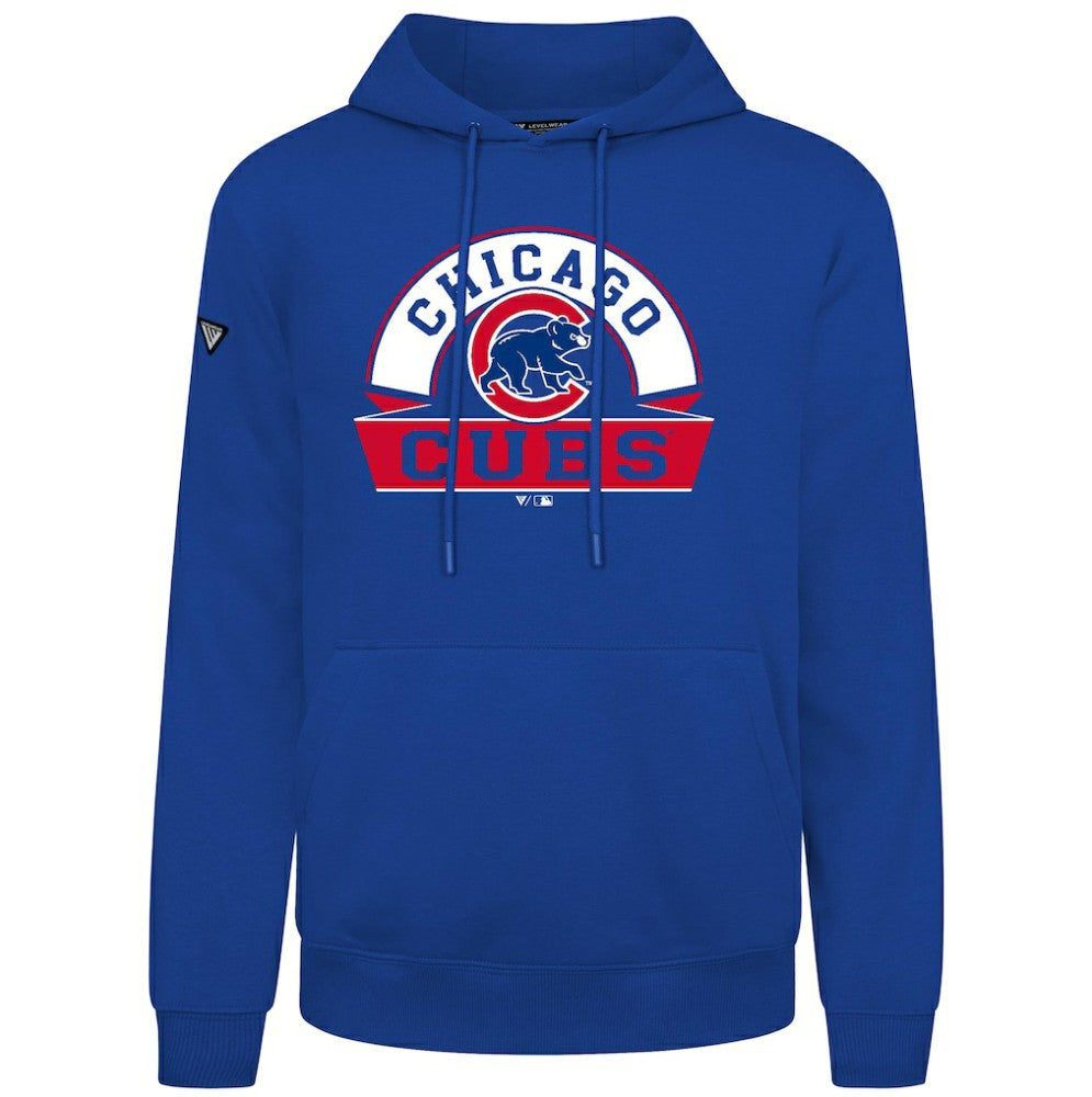 Chicago Cubs Levelwear Podium Banner Arch Hoodie Royal