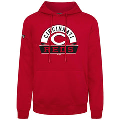 Cincinnati Reds Levelwear Podium Banner Arch Hoodie Red