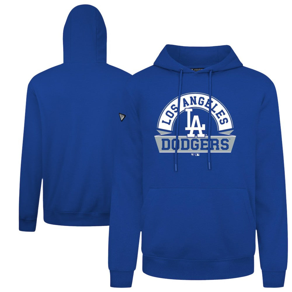 Los Angeles Dodgers Levelwear Podium Banner Arch Hoodie Royal