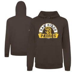 San Diego Padres Levelwear Podium Banner Arch Hoodie Brown