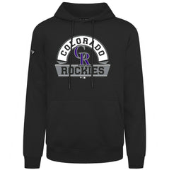 Colorado Rockies Levelwear Podium Banner Arch Hoodie Black