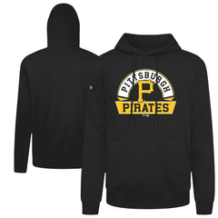 Pittsburgh Pirates Levelwear Podium Banner Arch Hoodie Black
