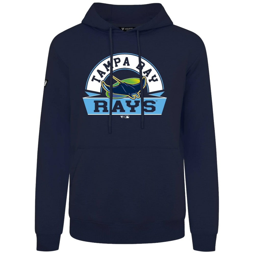 Tampa Bay Rays Levelwear Podium Banner Arch Hoodie Navy