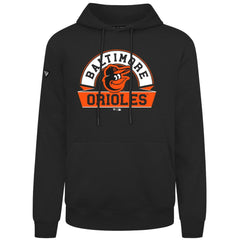 Baltimore Orioles Levelwear Podium Banner Arch Hoodie Black