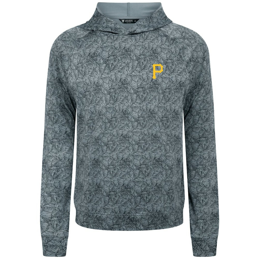 Pittsburgh Pirates Levelwear Albatross Raglan Hoodie Gray