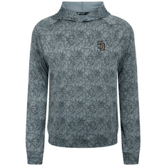 San Diego Padres Levelwear Albatross Raglan Hoodie Gray