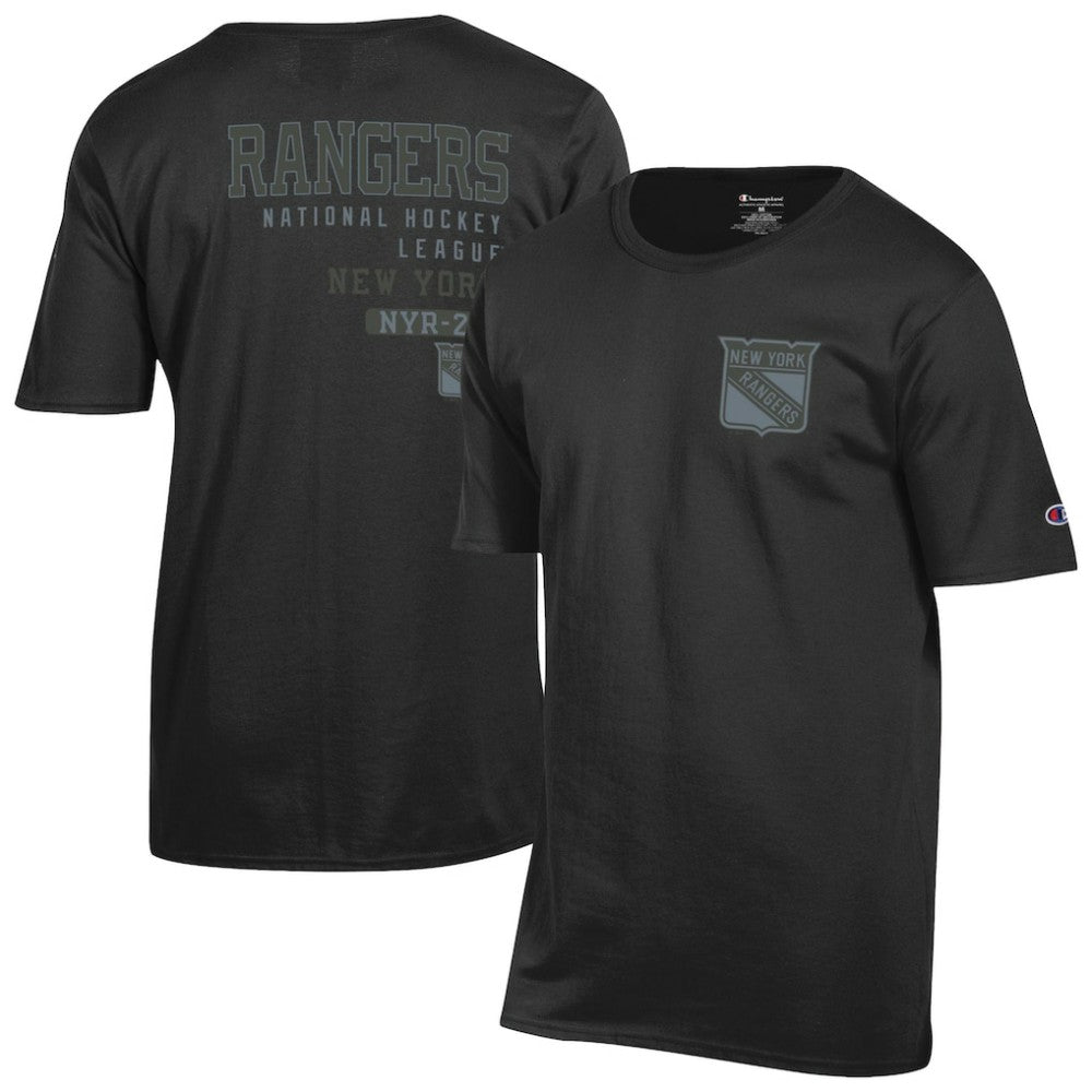 New York Rangers Champion Tonal T-Shirt Black