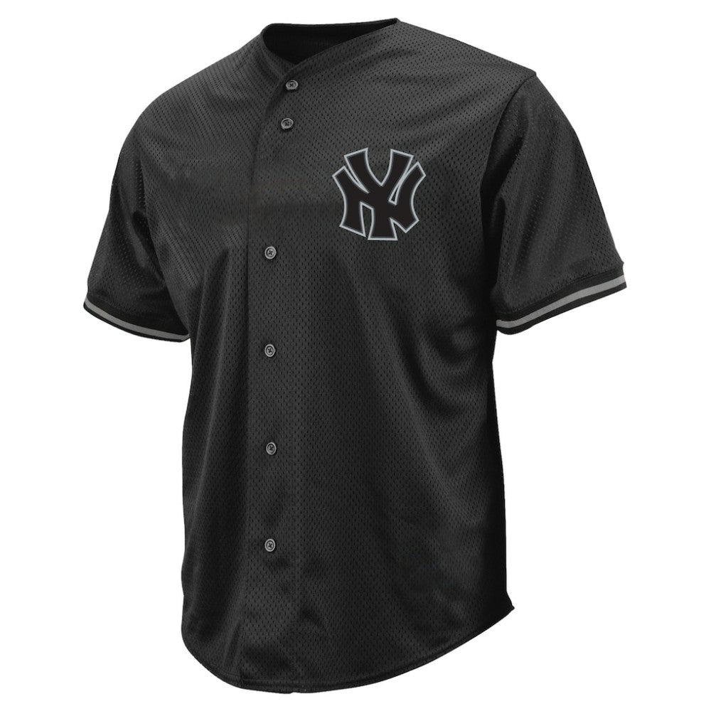 New York Yankees Profile Big & Tall Pop Fashion Jersey Black