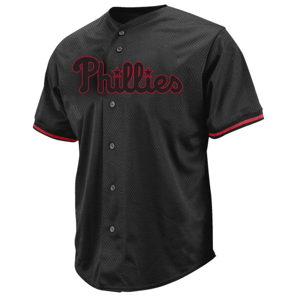 Philadelphia Phillies Profile Big & Tall Pop Fashion Jersey Black