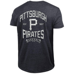 Pittsburgh Pirates Champion Vintage 3-Hit Tri-Blend T-Shirt Black