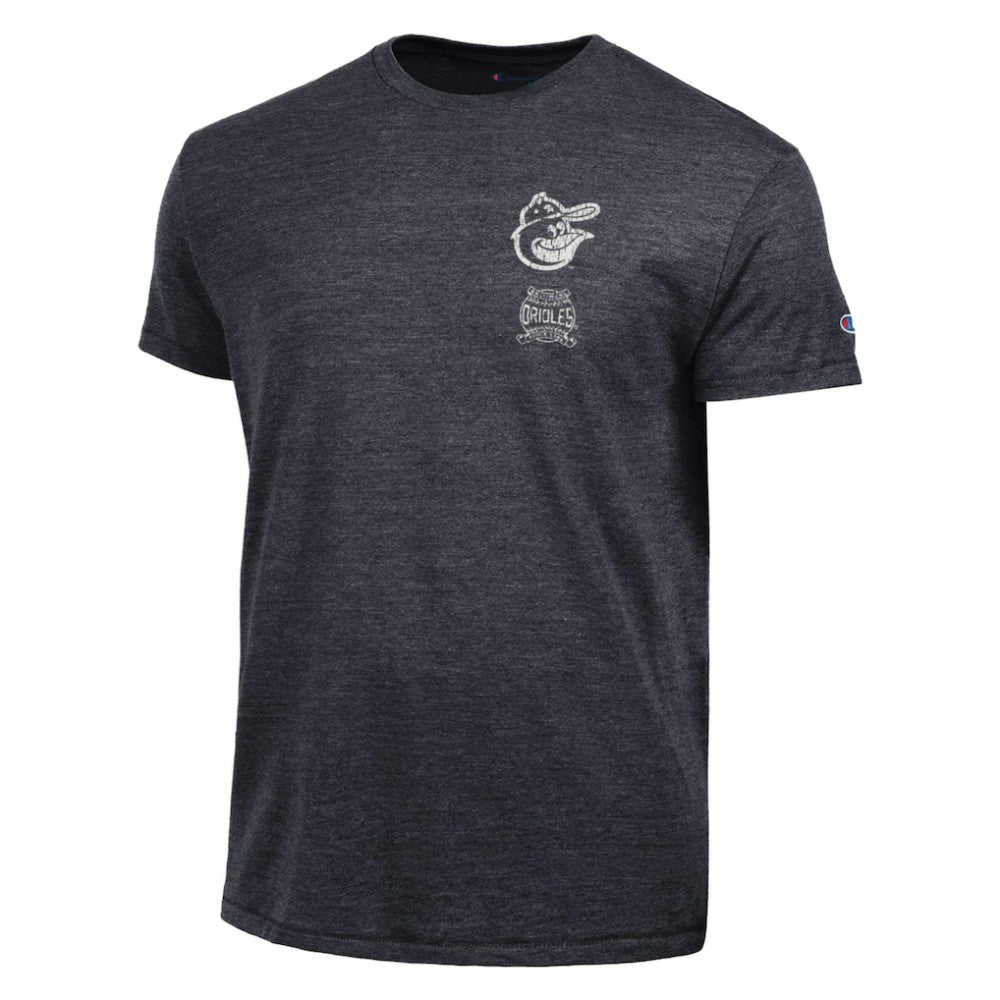 Baltimore Orioles Champion Vintage 3-Hit Tri-Blend T-Shirt Black