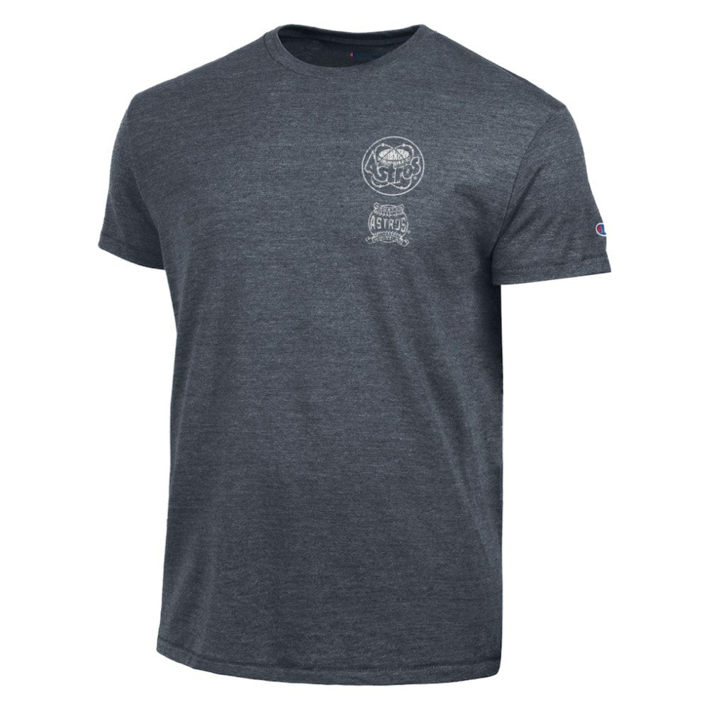 Houston Astros Champion Vintage 3-Hit Tri-Blend T-Shirt Navy