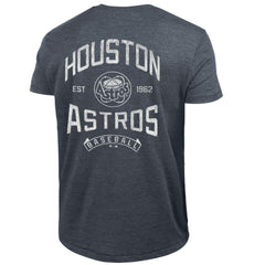 Houston Astros Champion Vintage 3-Hit Tri-Blend T-Shirt Navy