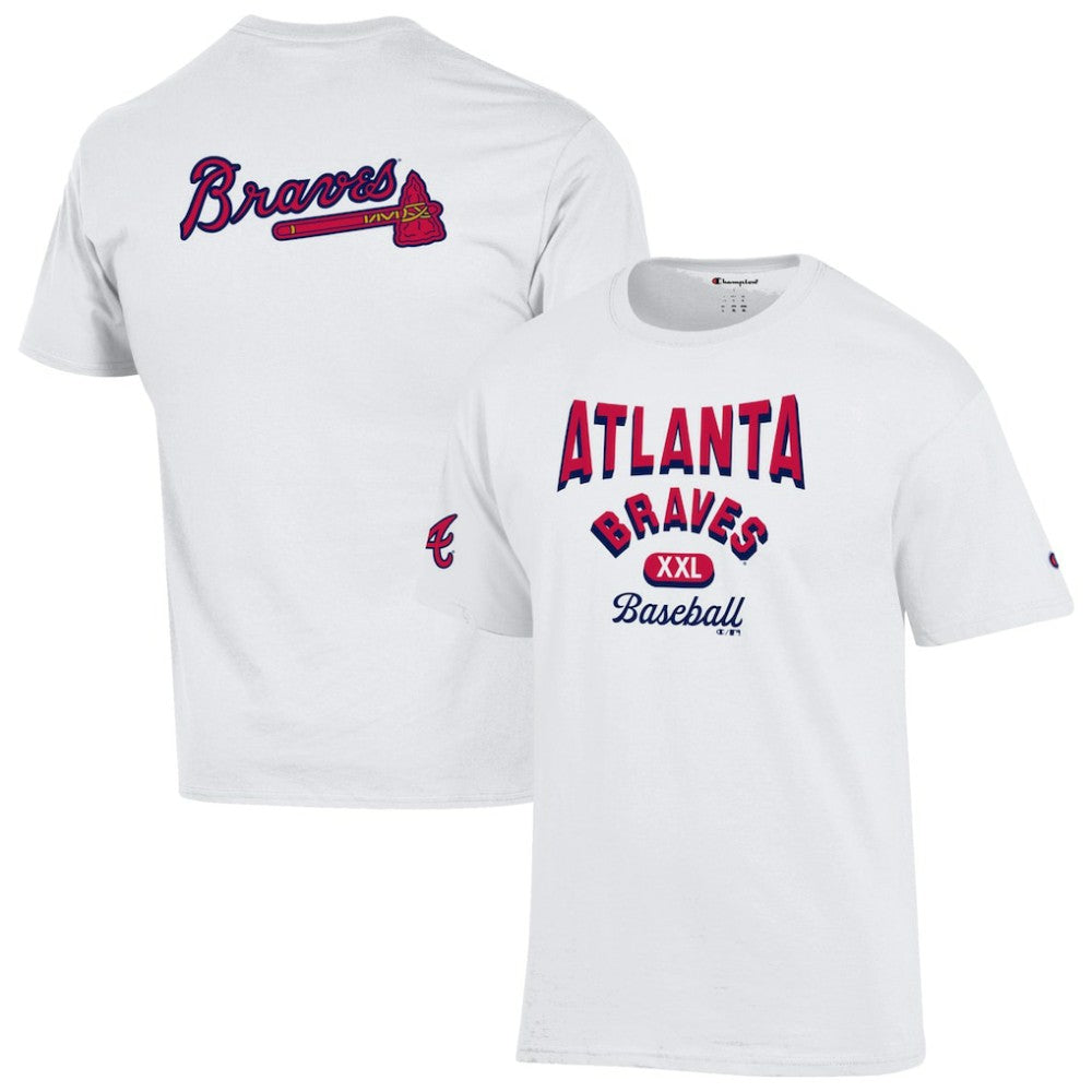 Atlanta Braves Champion 3-Hit Jersey T-Shirt White