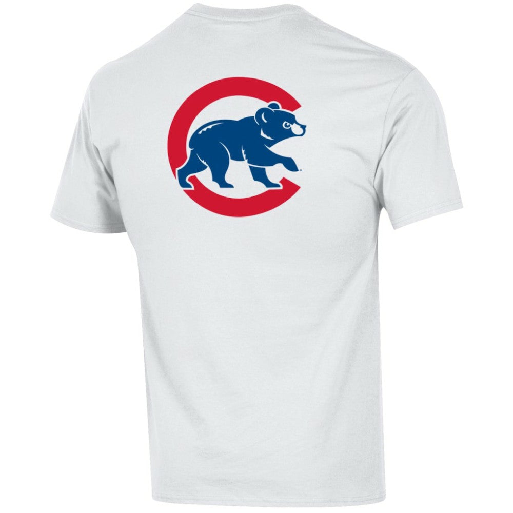 Chicago Cubs Champion 3-Hit Jersey T-Shirt White