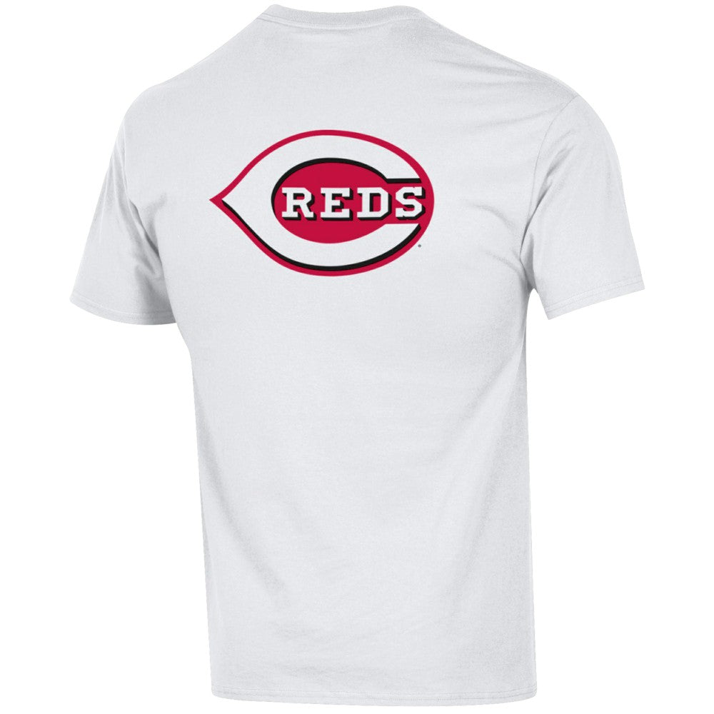 Cincinnati Reds Champion 3-Hit Jersey T-Shirt White