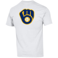 Milwaukee Brewers Champion 3-Hit Jersey T-Shirt White