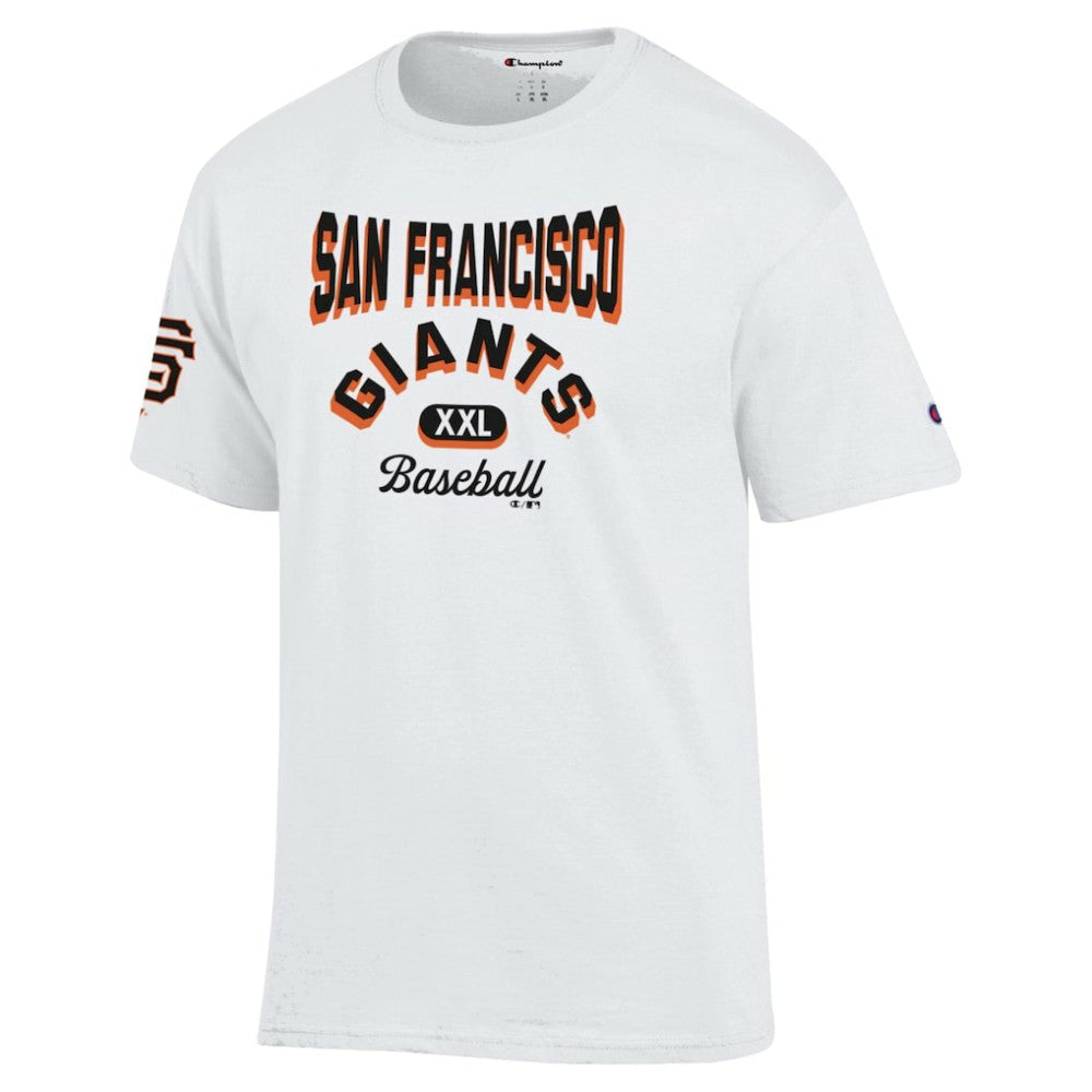 San Francisco Giants Champion 3-Hit Jersey T-Shirt White
