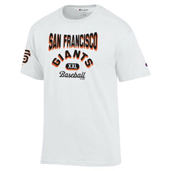 San Francisco Giants Champion 3-Hit Jersey T-Shirt White