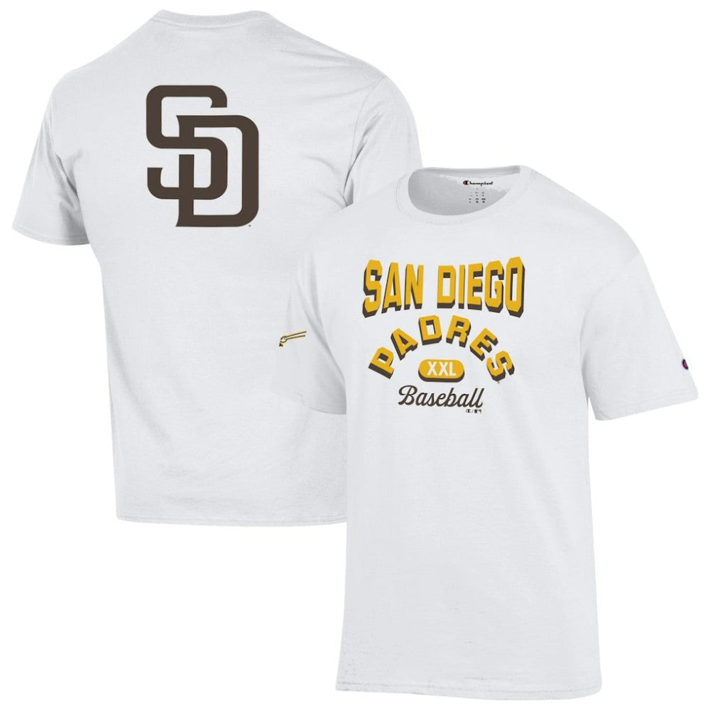 San Diego Padres Champion 3-Hit Jersey T-Shirt White
