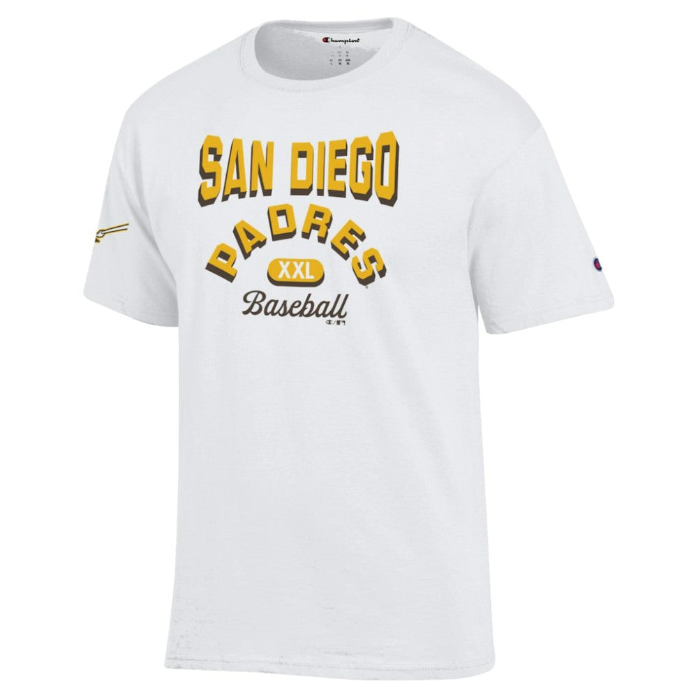 San Diego Padres Champion 3-Hit Jersey T-Shirt White